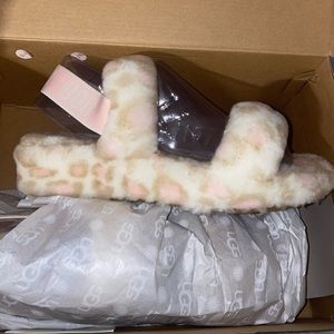 Never worn brand new Ugg slides box says 11 fits like a 10 ,only worn for try on